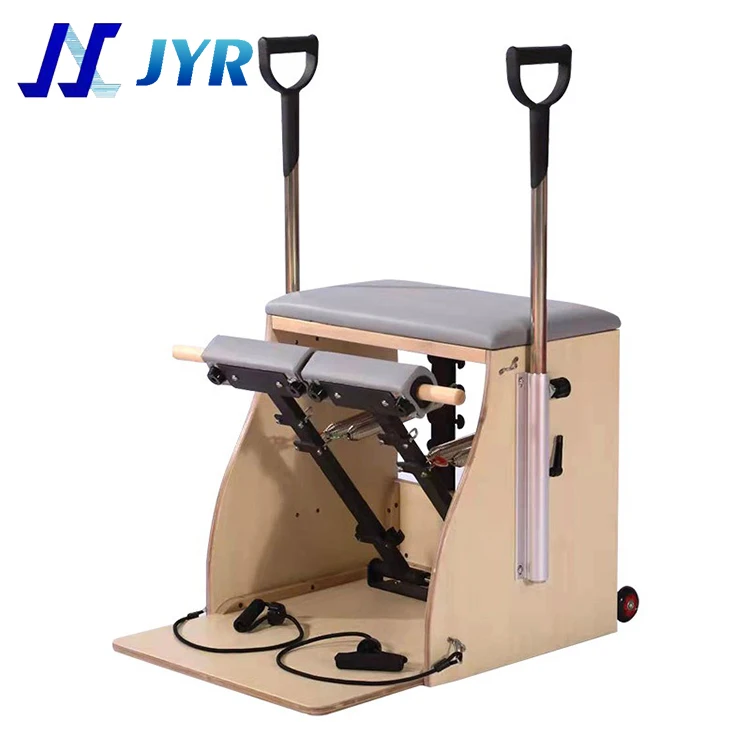 JUNYIRUN Gym Fitness Sets Wholesale Price Pilates Reformer Machine Spring Yoga Pilates Combo Chair Wunda Chair Pilates Chair