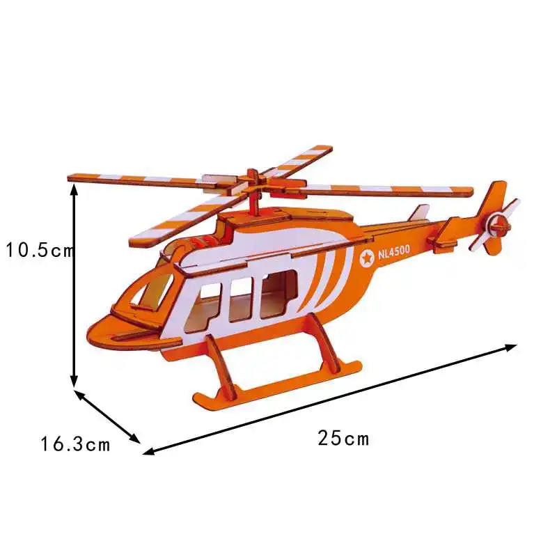 
Professional manufacture promotion price 3d JG little helicopter jigsaw puzzle mould 