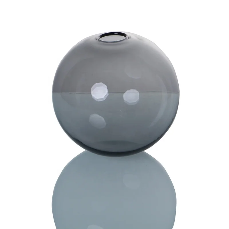 New 100mm ball glass lampshade Smoke grey/transparent color high  silicon glass lampshade