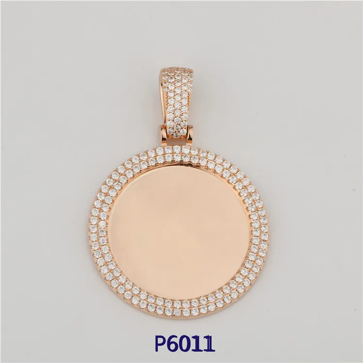 Новый дизайн оптовая продажа модные ювелирные изделия подвески кулон из муассанита на заказ