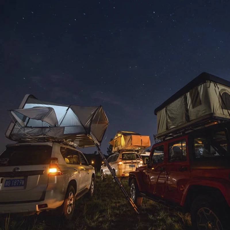 Roof Top Tents Car Camping Hard Shell Soft Tent 2021 Hard Shell Roof Top Folding Car Tent for SUV