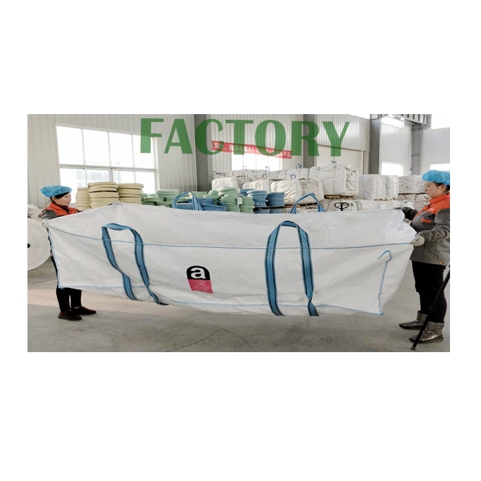 Китайская большая упаковка, полипропиленовые пакеты Jumbo fibc, от производителя, бесплатный образец, asbeto, 1 тонна, большая сумка-мешочек super sack, 1200 кг