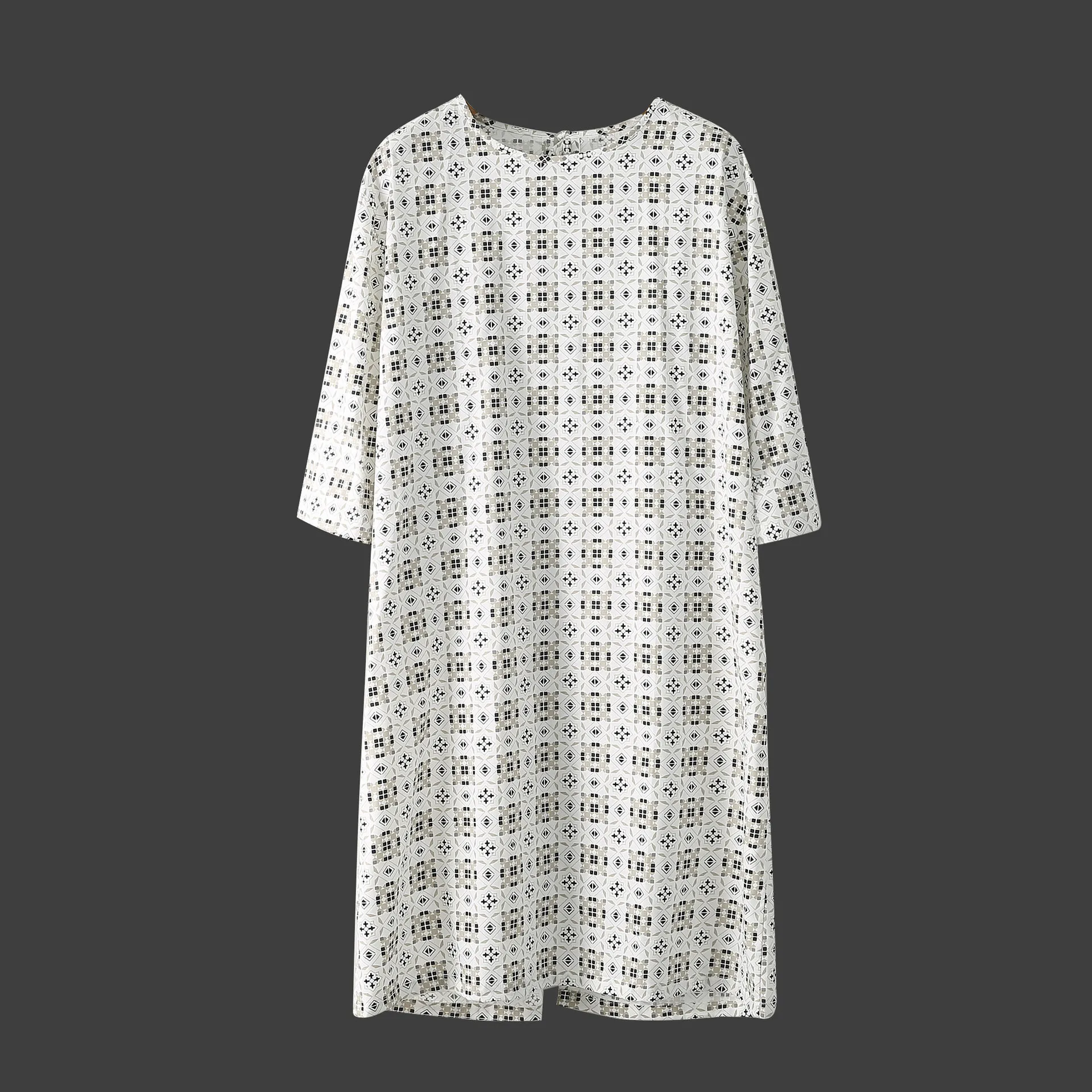 Wholesale Prices Men Women Printed Patient Gowns 100% Polyester Hospital Gowns