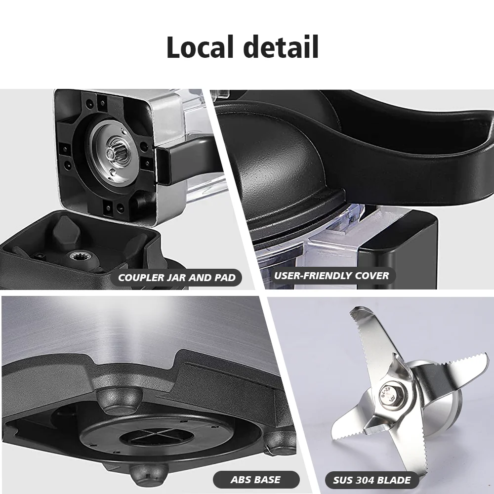 Hot Sell commercial home use household  Processors Smoothie  Blender high speed