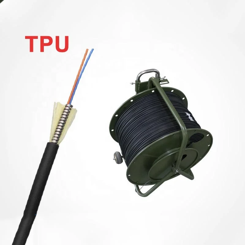 ТПУ наружный тактический полевой 4/8/12 Core Reel водонепроницаемый бронированный оптический