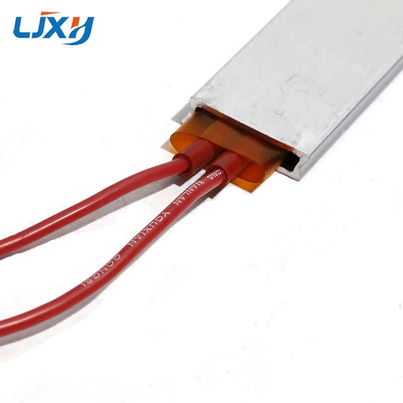 LJXH PTC Heating Element 100x21x5mm 12/24V Constant Temperature 70/110/200 Degrees PTC Heater Plate Aluminum Shell 2pcs