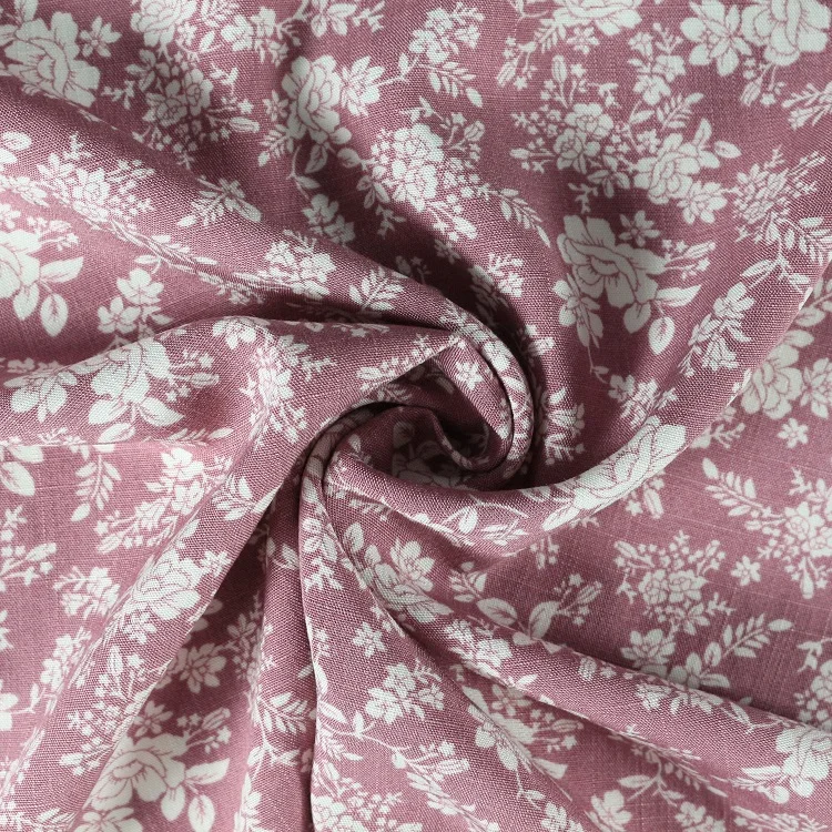 Factory price Ready goods Manufacturer digital printing rayon fabric 100% viscose fabric for dress