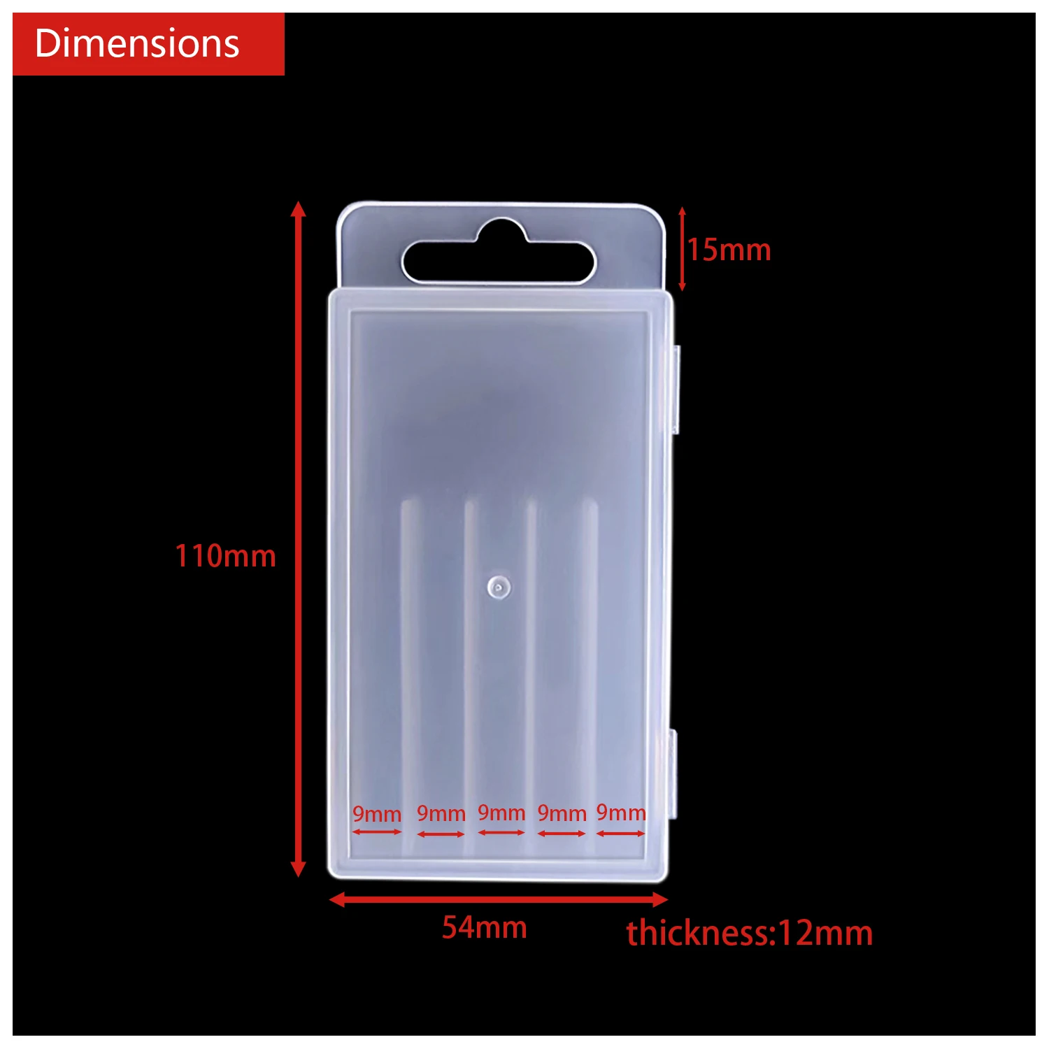 PP plastic packaging box for cutting tools, drill bit box, and plastic packaging box for cutting tools