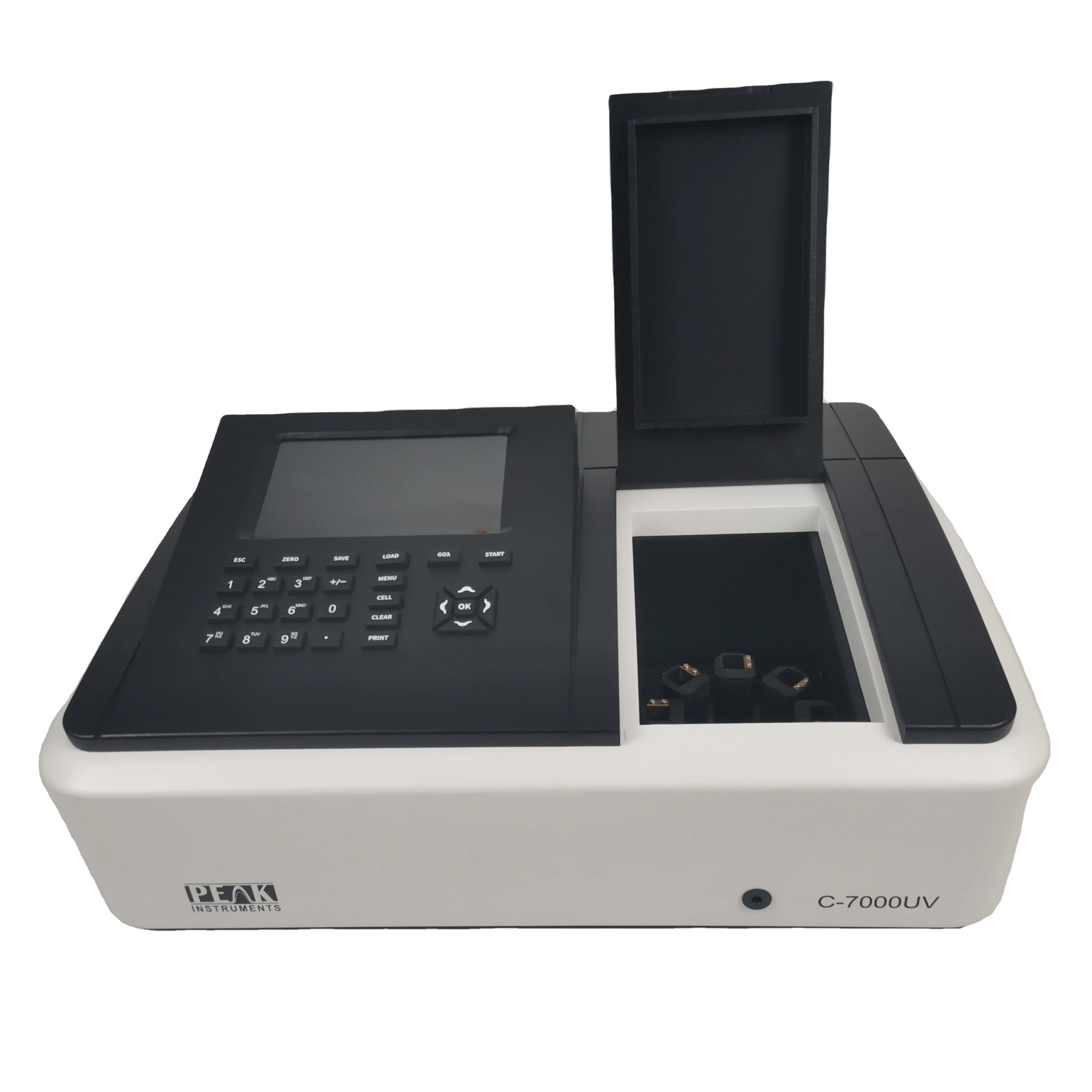 silicone button single beam 190-1100nm uv/vis spectrophotometer china for lab use