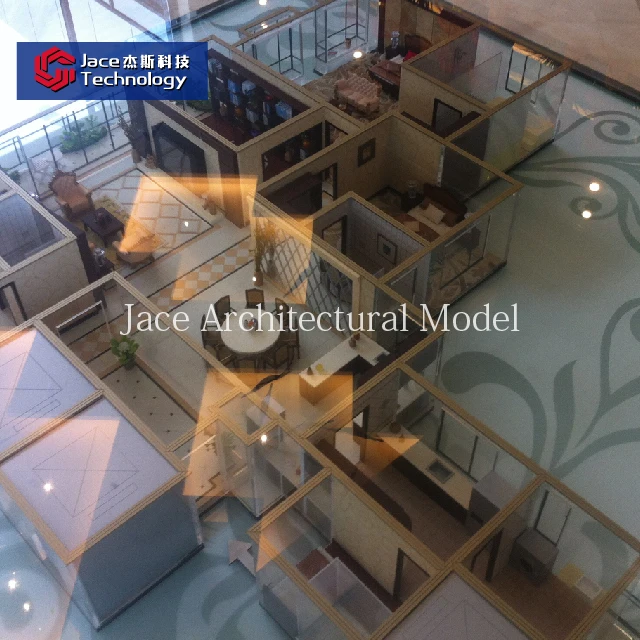 Architectural design of houses model mini real house model