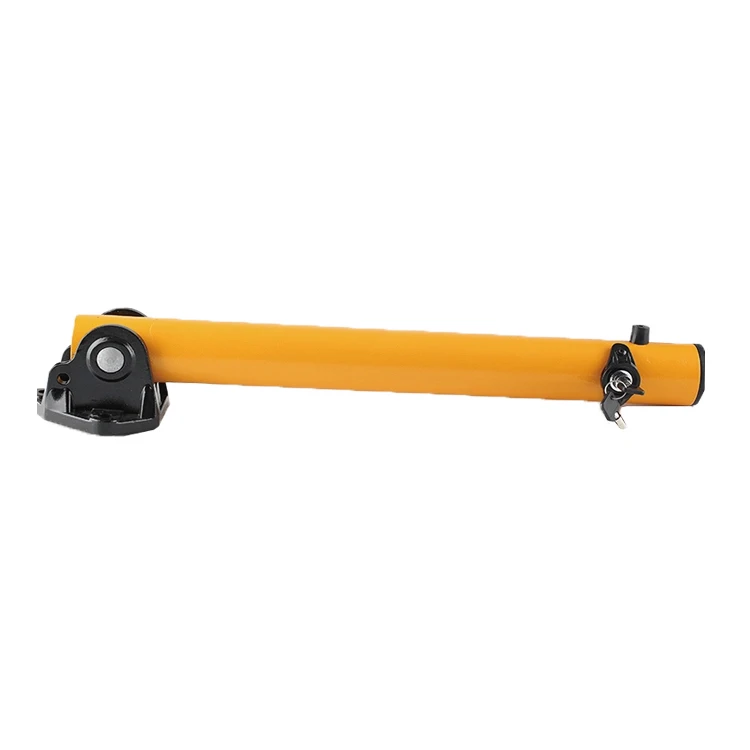 Powder Coated Manual Folding Bollard Traffic Security Parking Post Collapsible Yellow Road Bollards