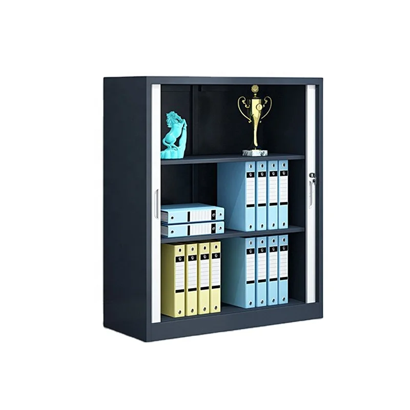 2 roller shutter door office filing cabinet gray tambour door office filing cabinet Rolling shutter door office cabinet