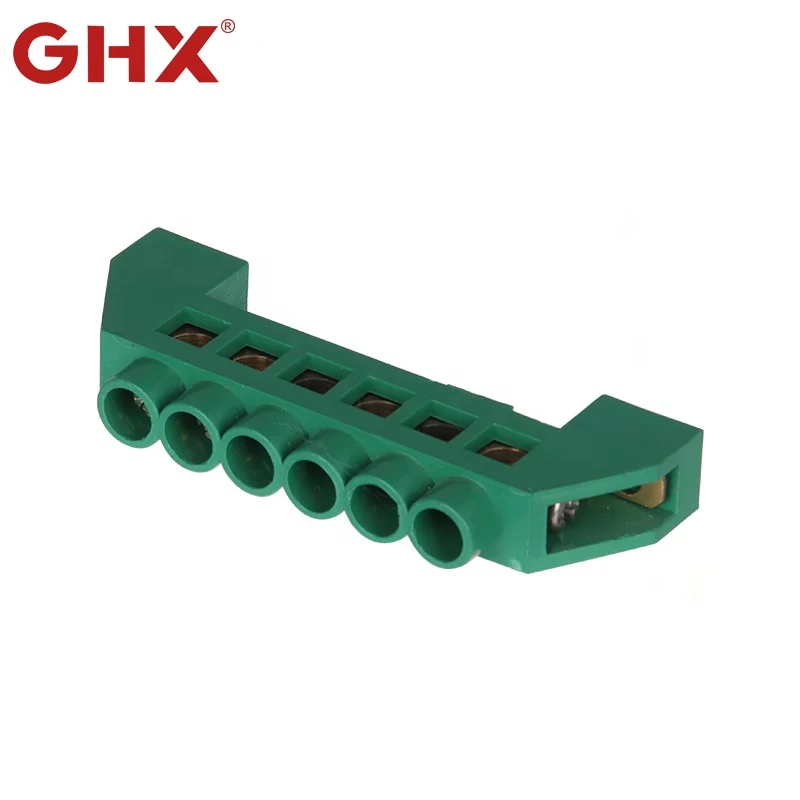 YL-001 whole plastic cover natural Screw Terminal  6Ways