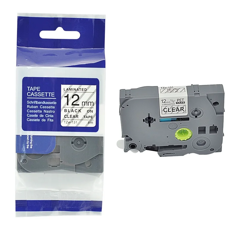 Compatible TZe-131 TZo-131 TZ Label Tape Cassette Manufacturer Compatible for Brother P touch Label Printer