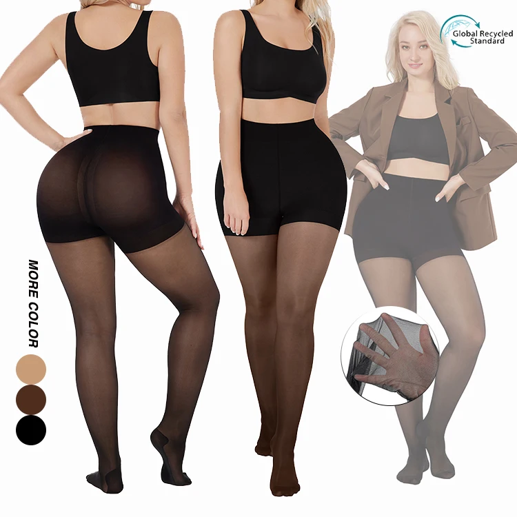 Hexin Eco-Friendly Plus Size Seamless Silk Stockings  Butt Lifter Machine Plus Size Shapers Shapewear Panty