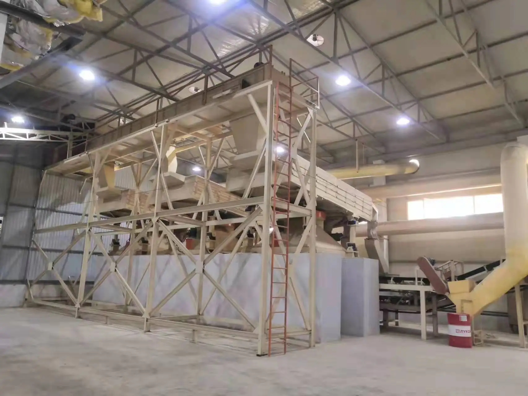 full automatic reed particle board production line