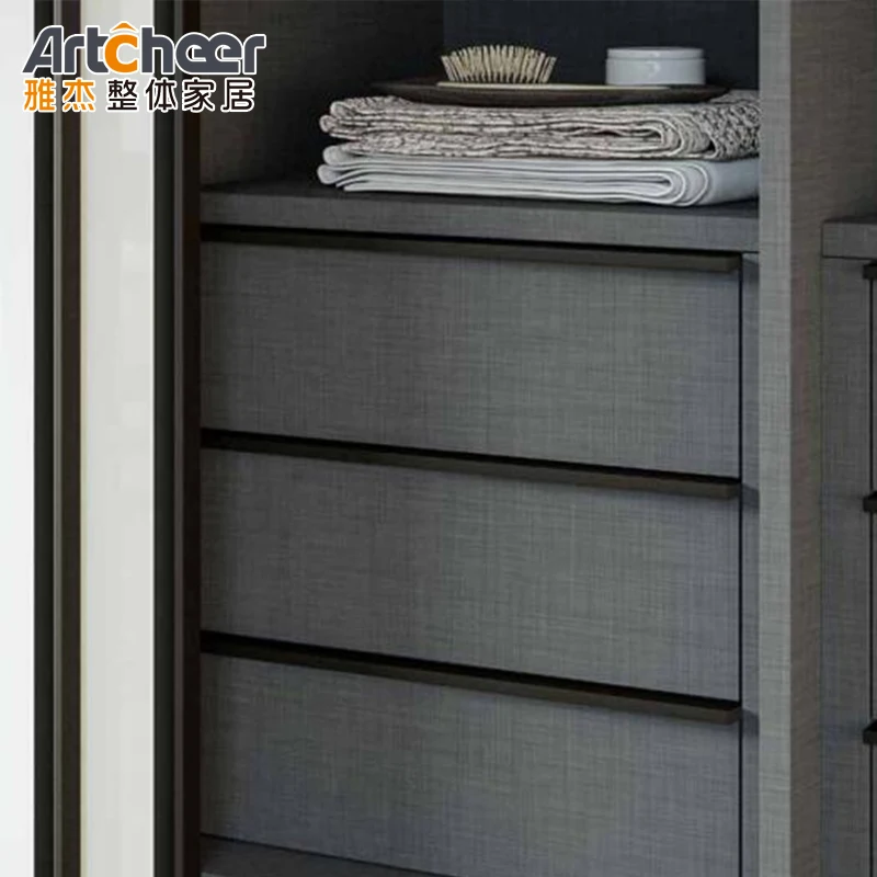 Artcheer 4 Door Clothes Cabinet Sliding Modern Wardrobe With Manufacturer Price