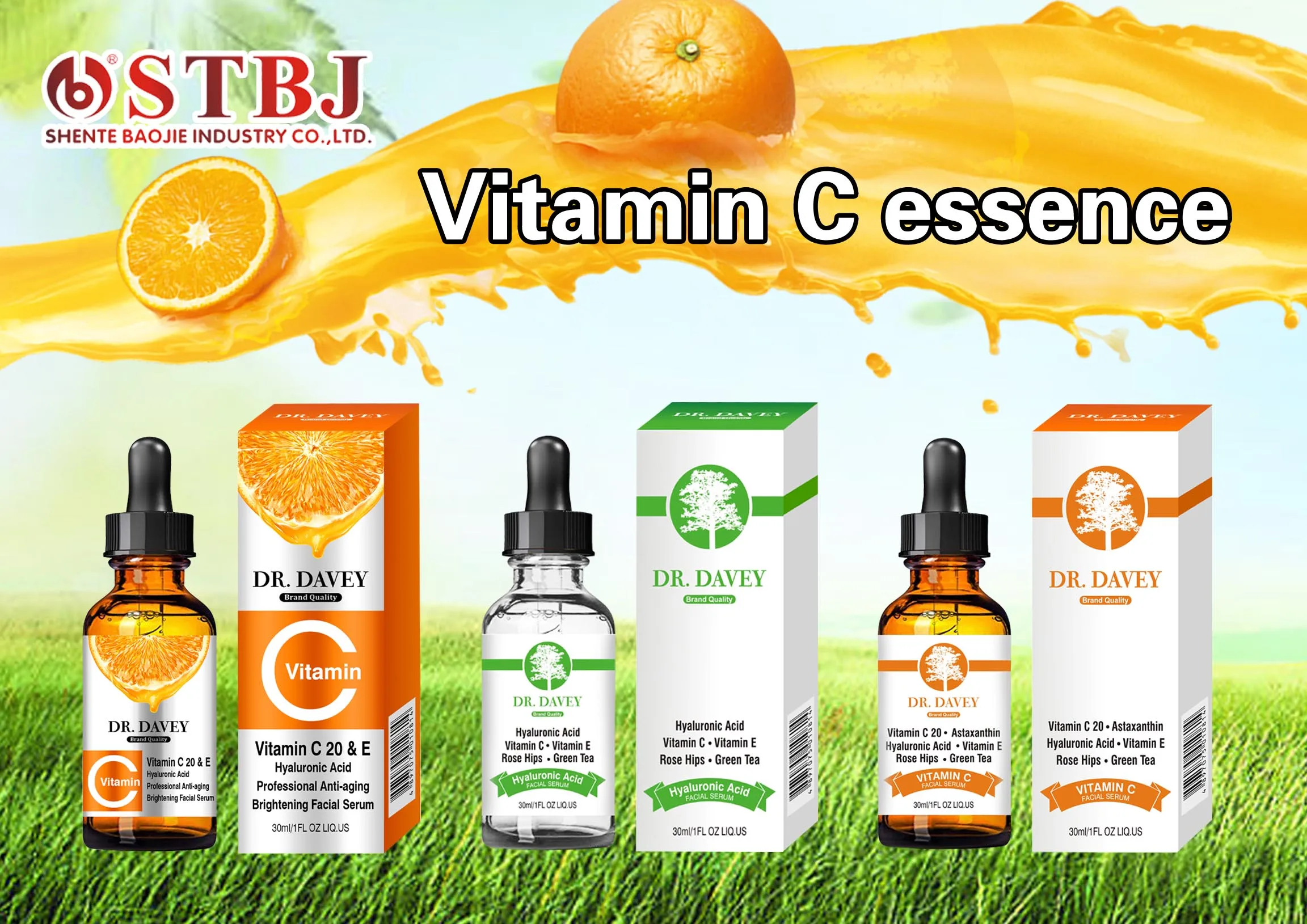 DR.DAVEY Vitamin C serum Moisturizing Anti Aging Whitening Serum Facial Care Serum30ML