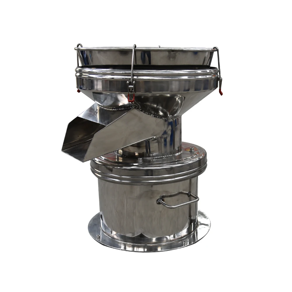 Small Liquid Filter Separator Sieve Machine For Milk Or Soymilk Circular Vibrating Screen Sieve Filter Shaker