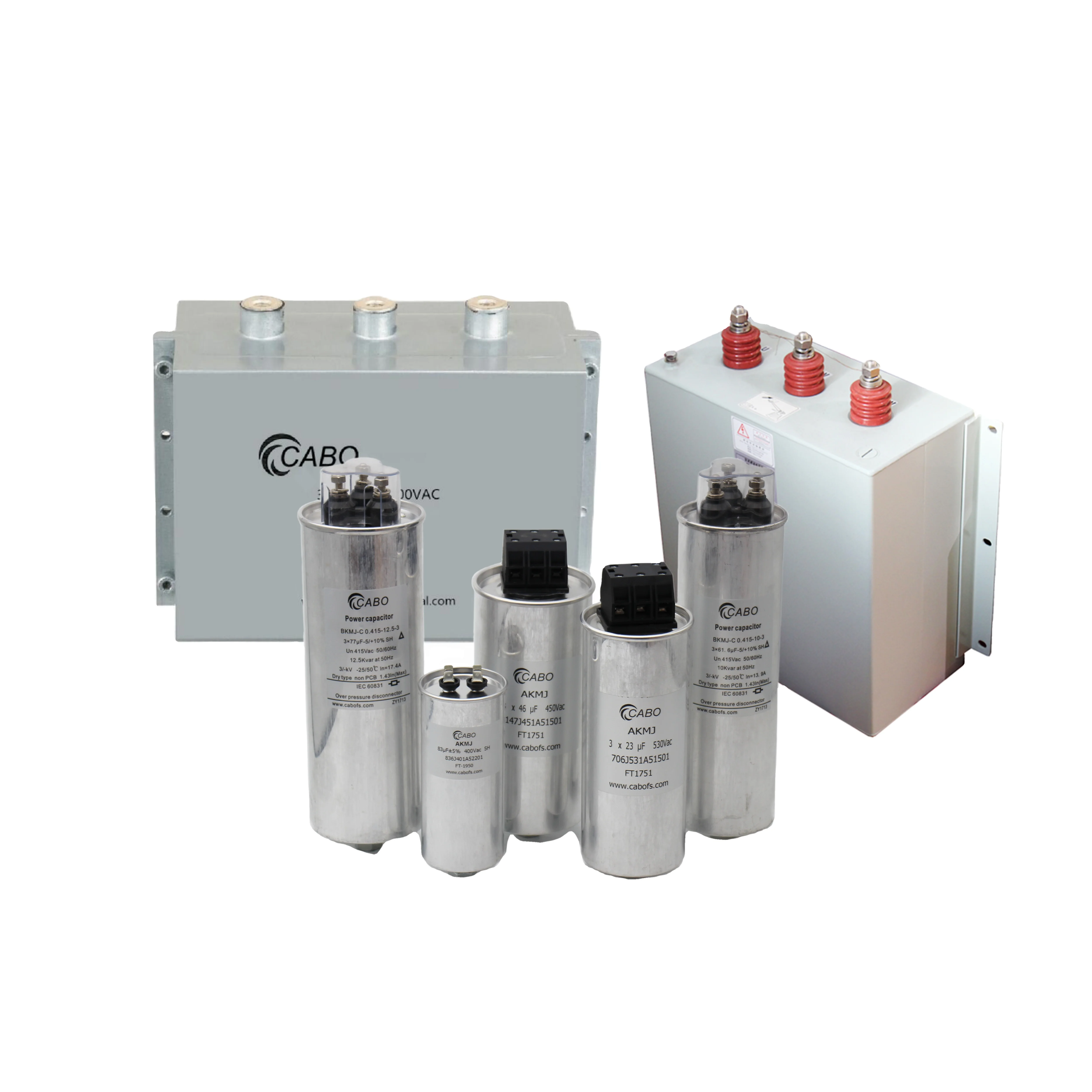 AMC Series - CABO Factory Supply UPS Power Supply Capacitor 3 phase capacitor PFC AC input/output filter capacitors