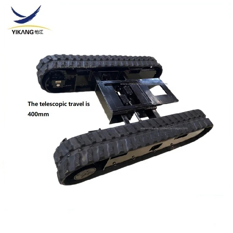 Factory custom multifunctional spider lift hydraulic driver crawler steel rubber tracked undercarriage chassis for crane parts