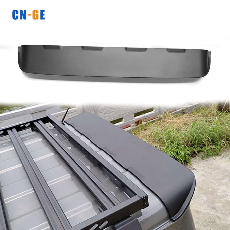 Plastic ABS Gloss Black And Carbon fiber look Rear Trunk Rear wing spoiler extension for Suzuki Jimney JB74 2019-2022