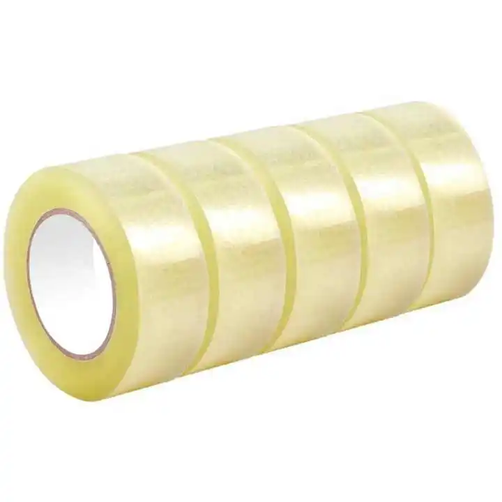 High Quality 48 mm 200 m Acrylic Shipping Self Adhesive Cinta Adhesiva Transparent Clear Packing Tape