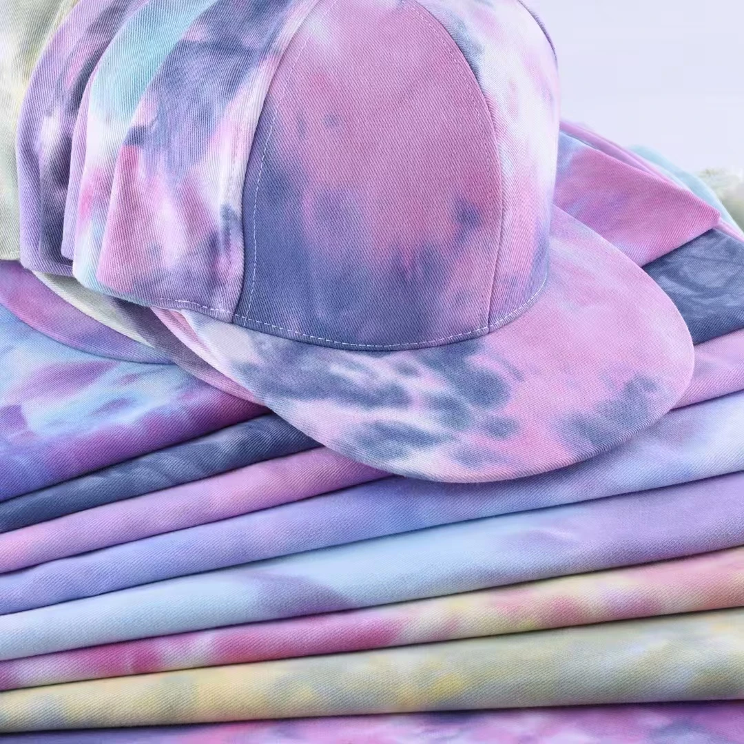Fashion Tie Dyed Cotton Canvas Fabric Manufacture