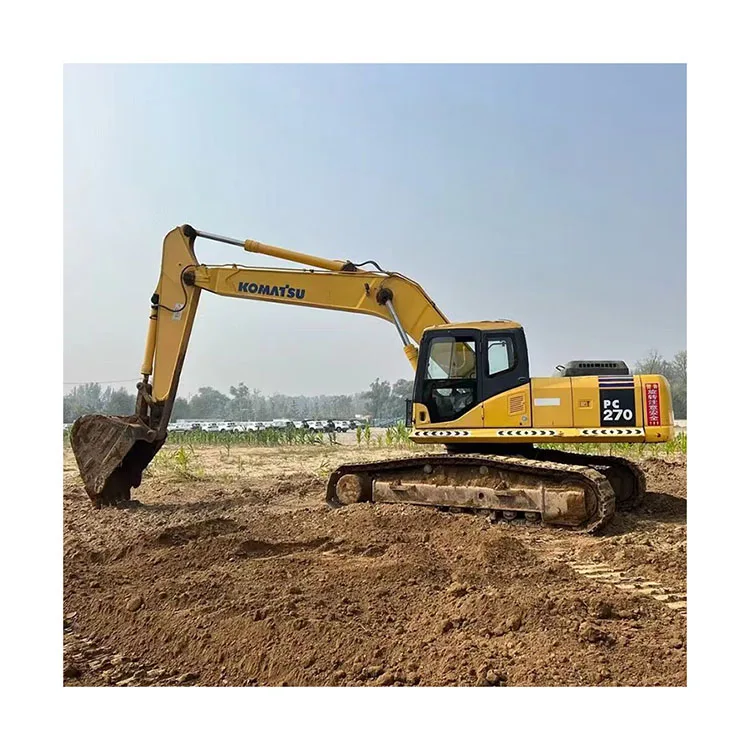 Factory Sale Large Size Used Excavators 27 Ton Komatsu PC270 Crawler Second Hand Digger Machine