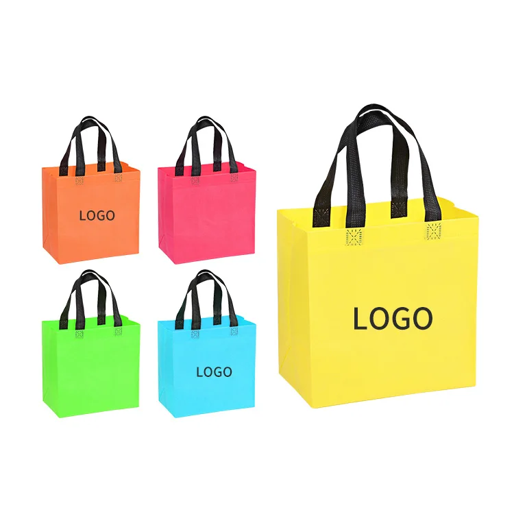 Latest Design Custom Size 60g 100g Pp Non Woven Shopping Bags Customized Material Thickness Biodegradable Non-woven Bags Fabric