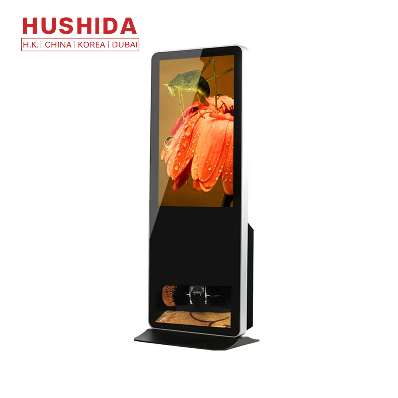Full HD ЖК-дисплей 55 'стоящие digital signage с машины для