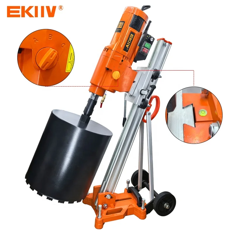 EKIIV 3 speed 305MM Best factory Concrete core drill Diamond Core Drilling Machines for industry use low price list