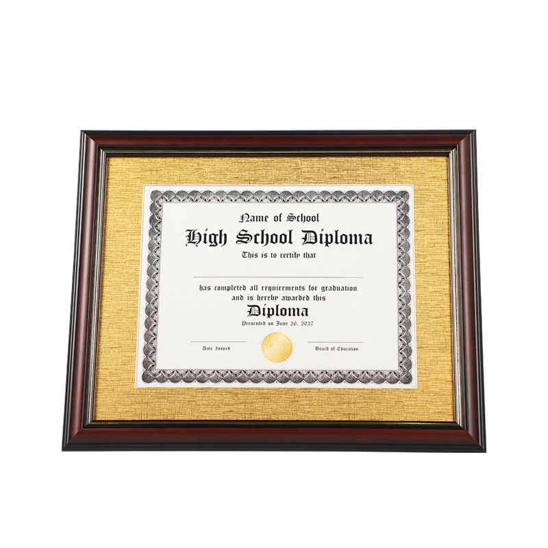 Certificate Diploma Frames Wall Mount Display Wood Certificate Frames With Mats Graduation Certificate Frame A4 Document