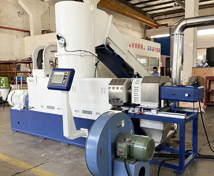 plastic recycling machine granulator 600kg/h
