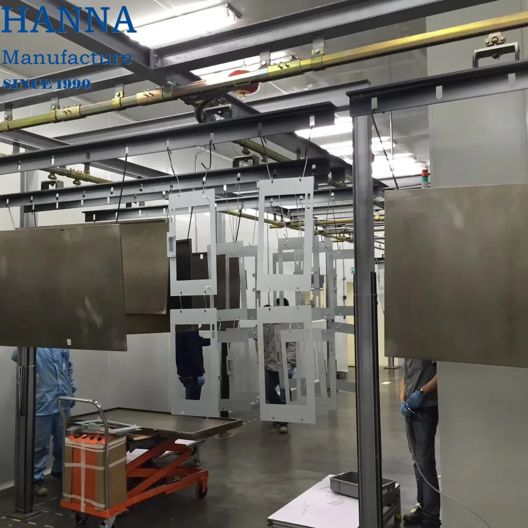 Aluminium profile Manual Powder Coating Line cheap price