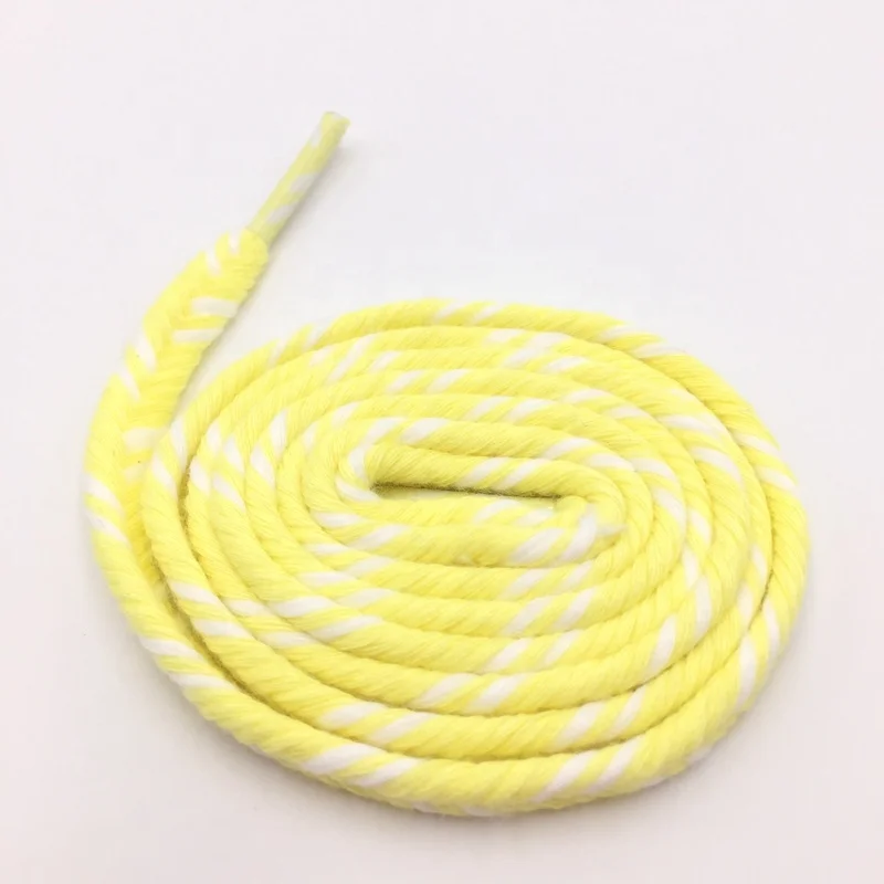 Hot sale hoodie drawstring braid cotton colored cord