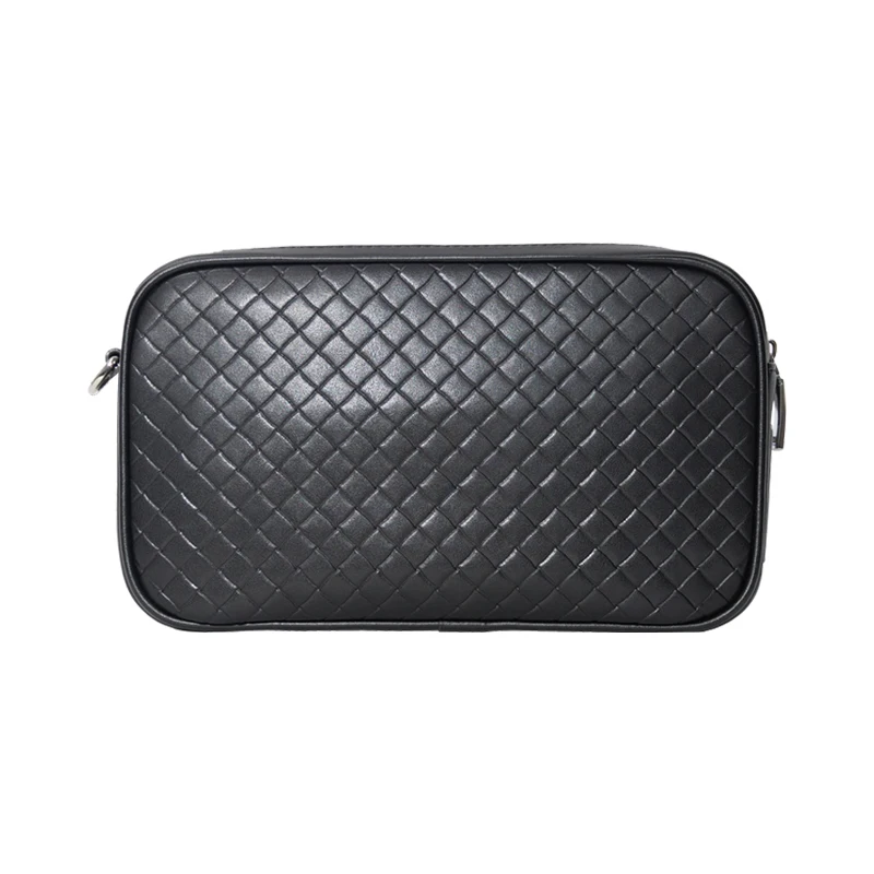 Finger print lock handbag fipilock real genuine leather business clutch purse men smart fingerprint bag