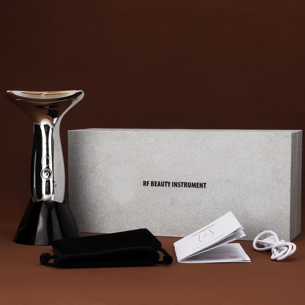 Personal care  products RF EMS  Face Neck Vibration Beauty Machine Neck Lifting  electric microcurrent face lift machine beauty