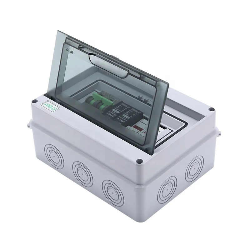 1 в 600V15A ABS + PC комбинированная коробка со встроенным предохранителем защита от перенапряжения солнечная фотоэлектрическая распределительная