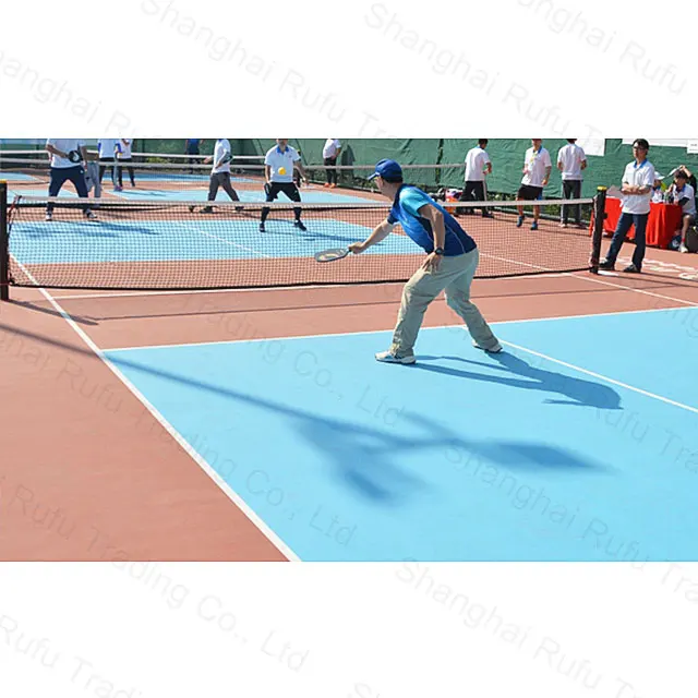 2024 Interlocking Raised Plastic Pvc Sport Pickleball Court Floor 13*6m Outdoor Pickleball Court