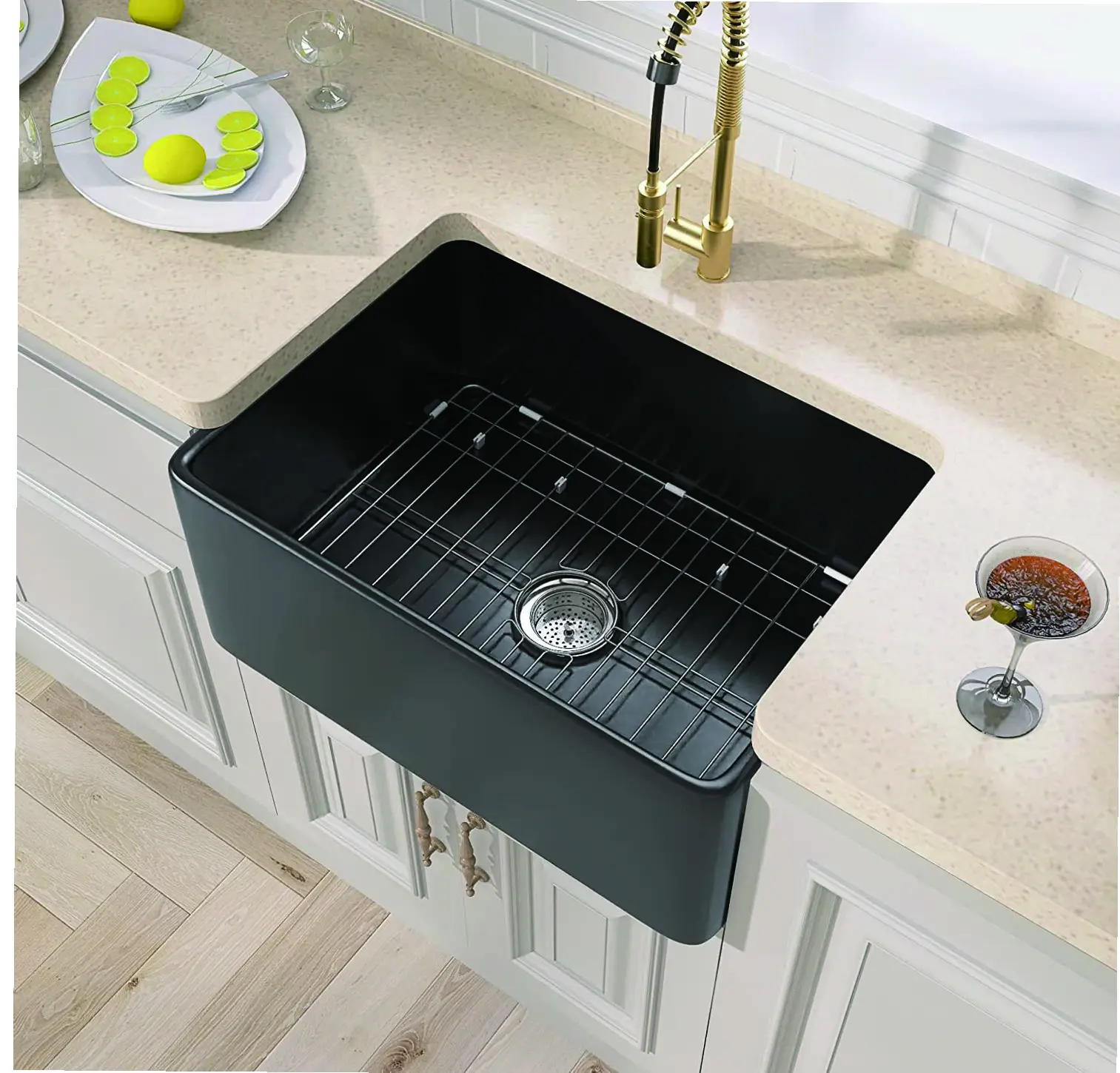 American Hotel Wholesale Copper Fire Clay Kitchen Sink 33 3318t Ffc Under White Ceramic Kitchen Sink - Buy Fireclay Kitchen Sink