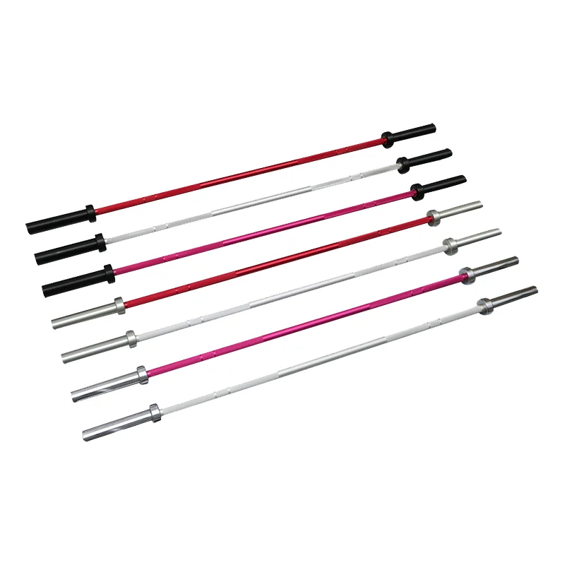 Hot Sales Professional Training Aluminum weight lifting bar barbell