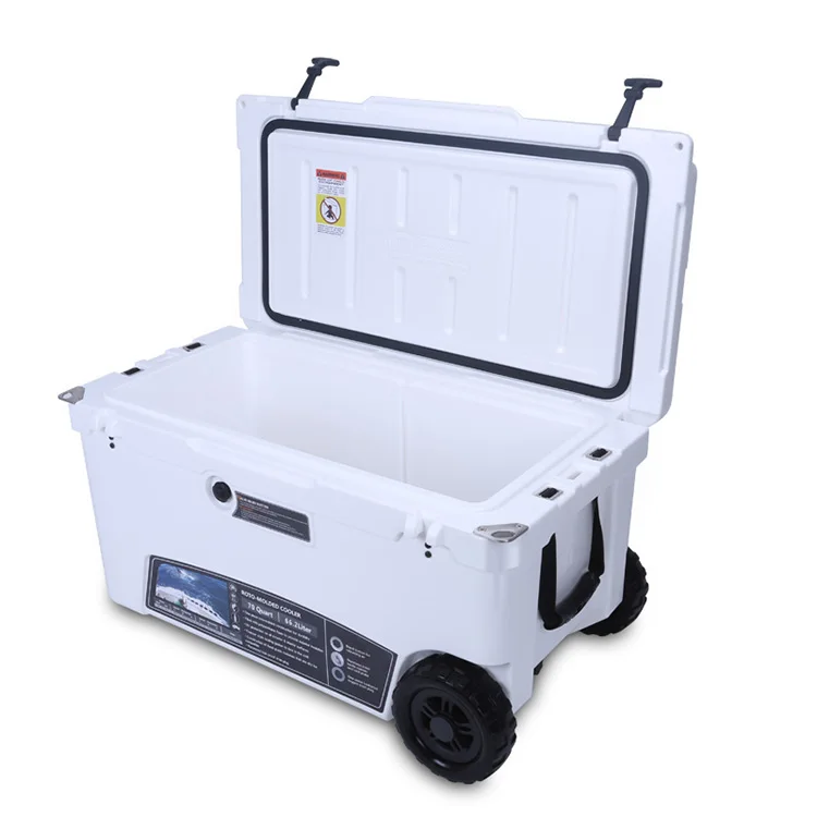 35QT hard fishing sided plastic ice cooler large capacity  ROTR3500 insulated hard cola bottle lunch delivery cooler box