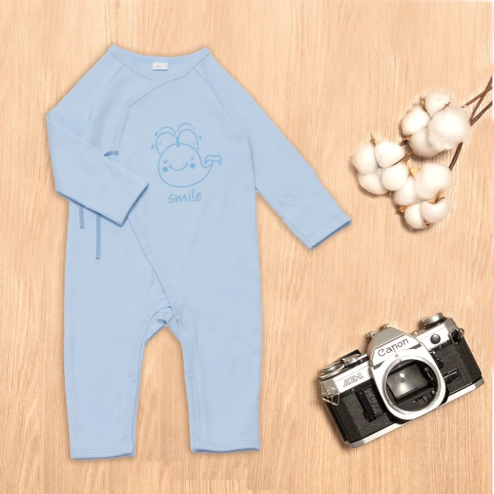 
Long sleeve knot infant clothes give new born baby gift baby romper 
