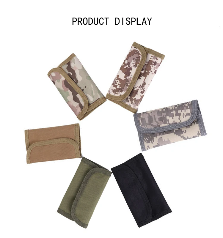 Wholesale Nylon camouflage wallet Bag Tactical Hook Phone Pouch Travel Running Waterproof