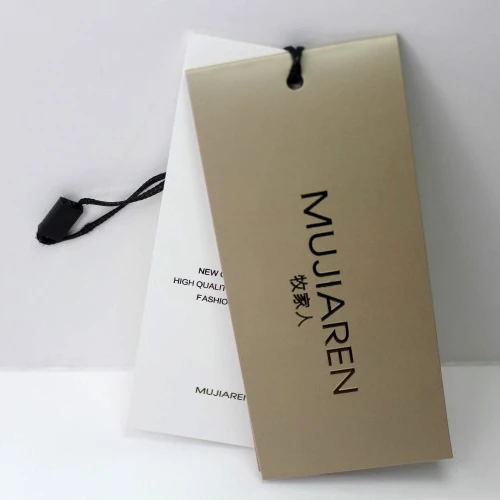 Color Printed Both Sides Hanging Labels Clothes Tag