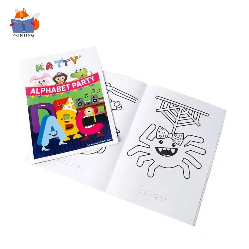 Индивидуальная полная цветная переплетная бумага для обучения Softcover художественная детских рассказов Печать комиксов издательских услуг