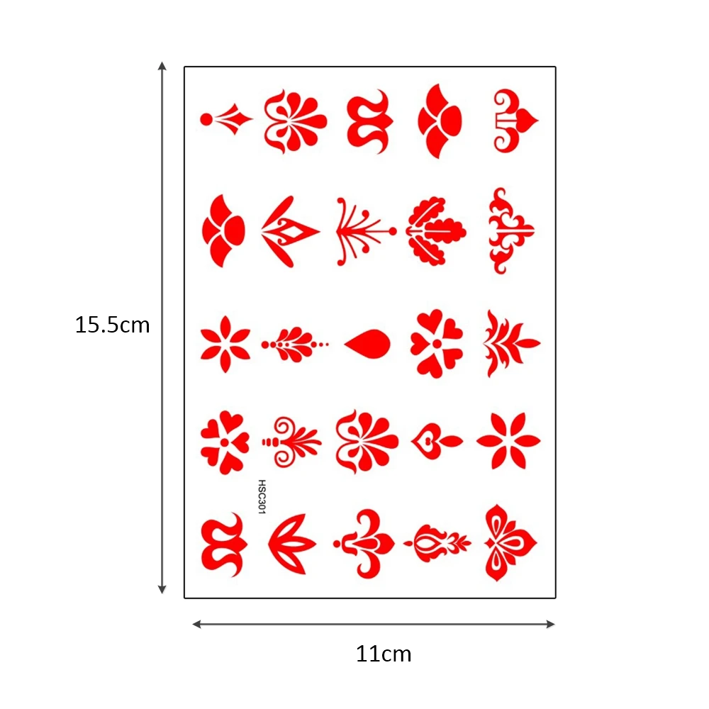 
HSC201-HSC318 Men and women waterproof fake tattoo temporary color tattoo stickers body art tattoo 