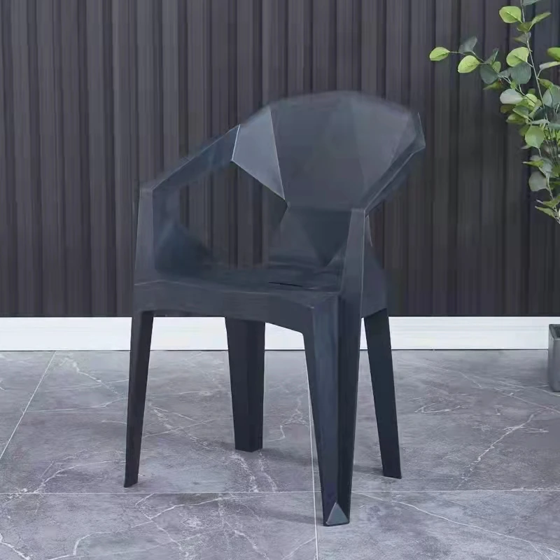 Barbecue Beer Plastic Chair Home Furniture Dining Room Furniture High Quality Creative Modern Geometric Design for Outdoor