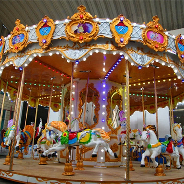Factory price carousel horse amusement park rides amusement park swing carousel ride